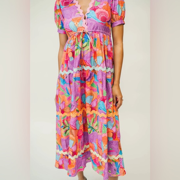 Victoria Dunn Dresses & Skirts - MARIE by VICTORIA DUNN/.Rachelle Puff Sleeve Maxi Dress New